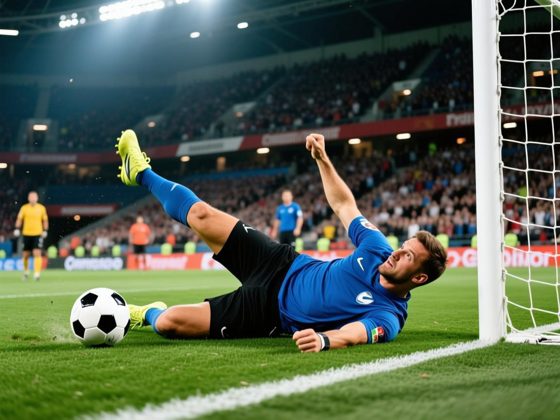 足球教练倒地停球绝技!名场面震撼全场