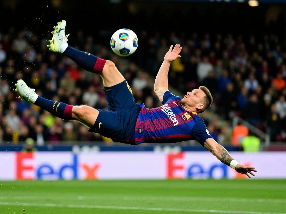 伊布神级表现:凌空倒钩蝎子摆尾