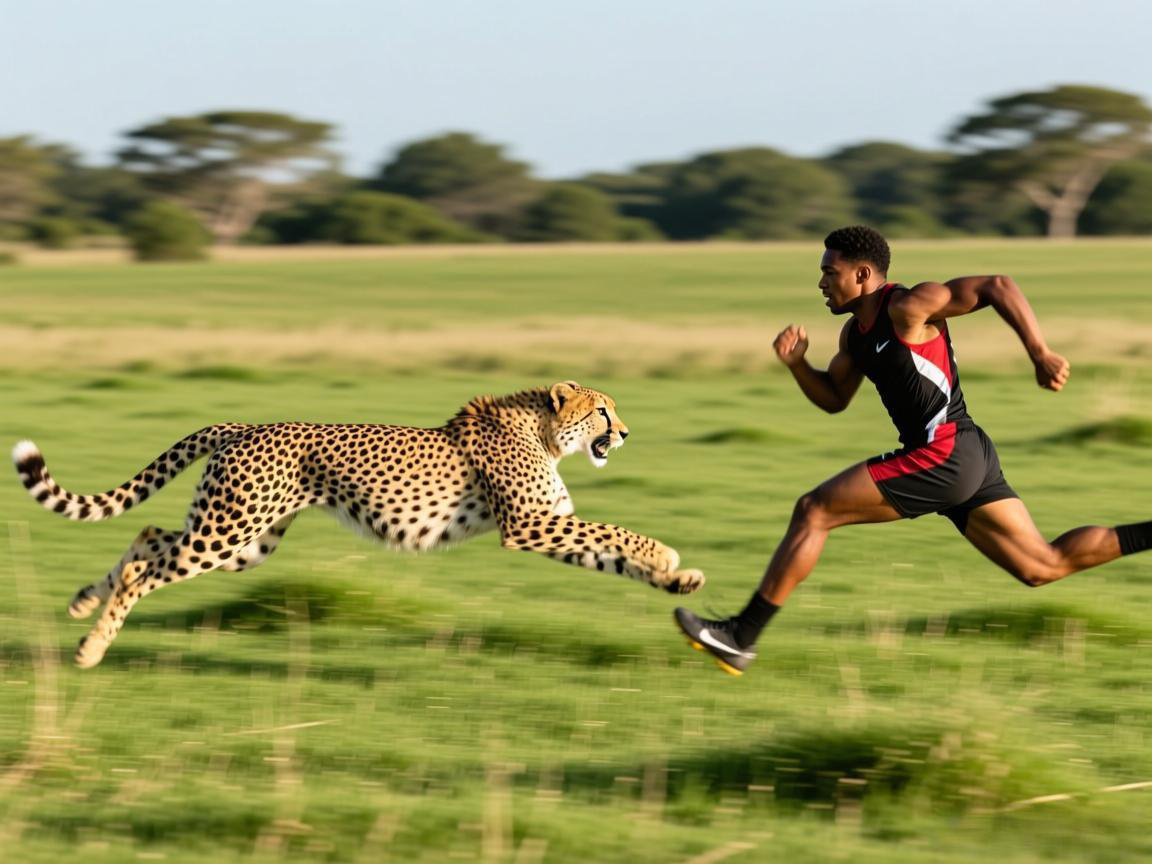 猎豹古西里与草上飞亨利的速度对决