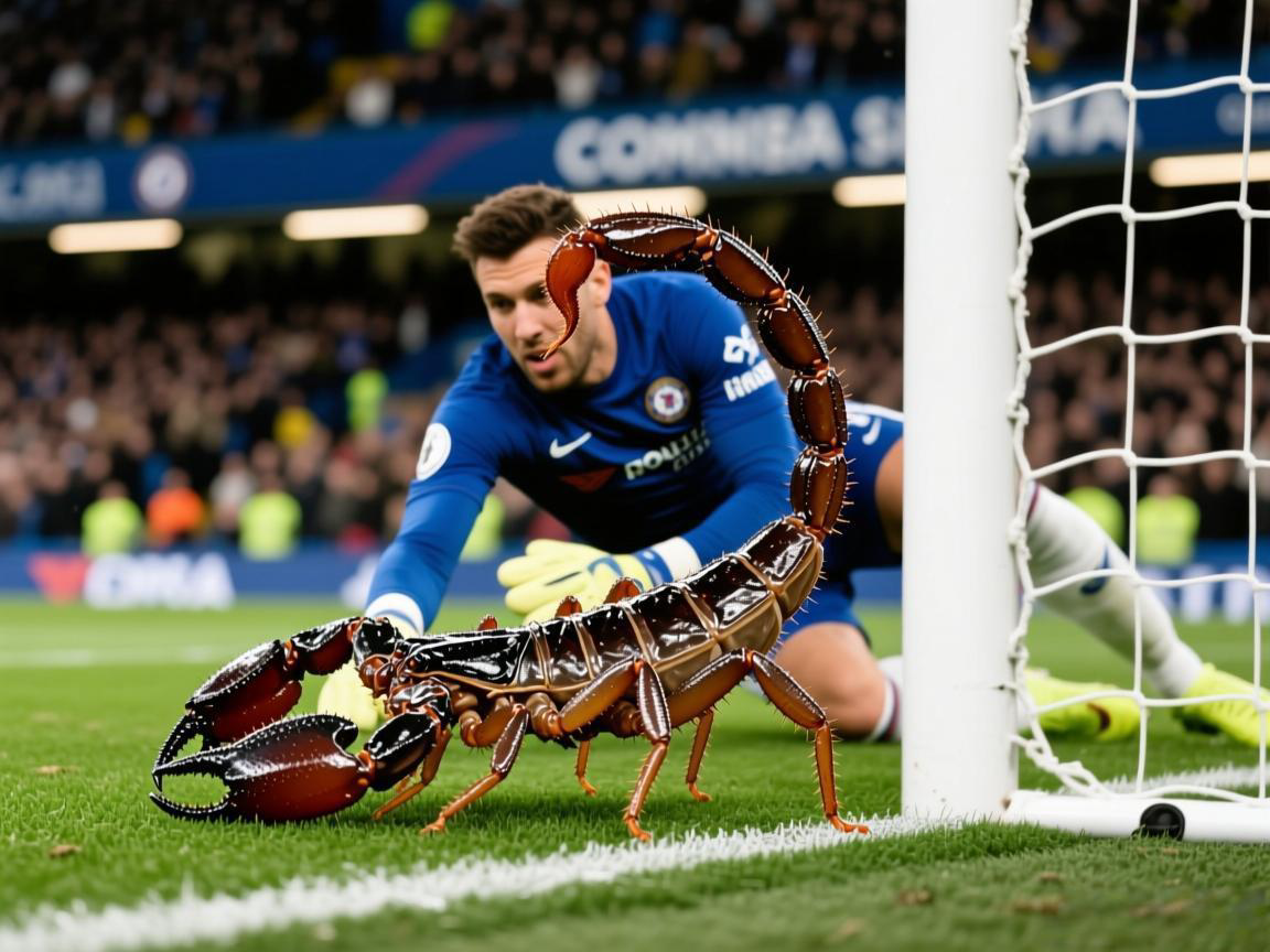 惊现蝎子摆尾解围!切尔西后卫神扑救险