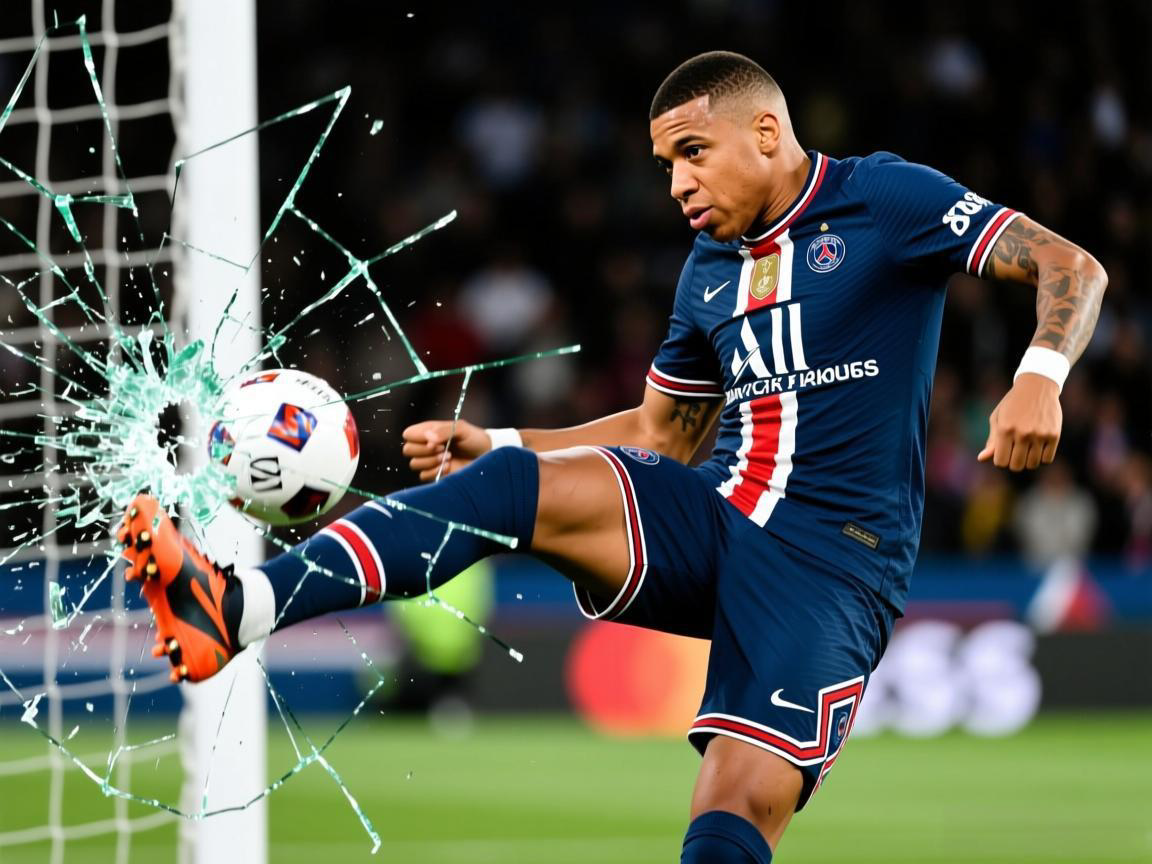 姆巴佩神操作：药水踢碎摄像机？