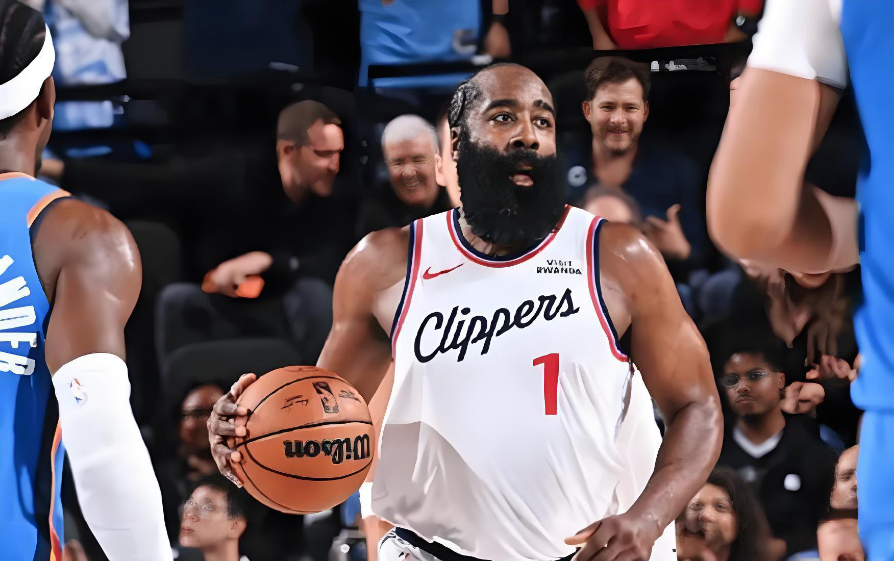 哈登独木难支 快船攻防崩盘惨败雷霆