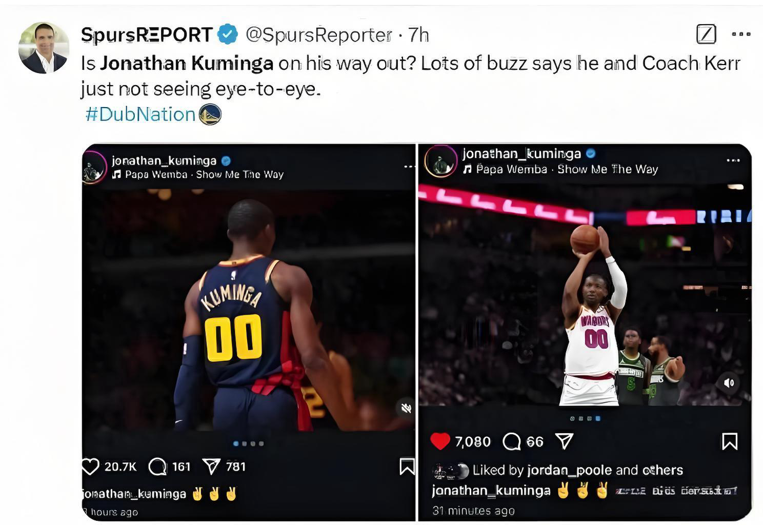 勇士王朝日落西山？库明加尴尬处境