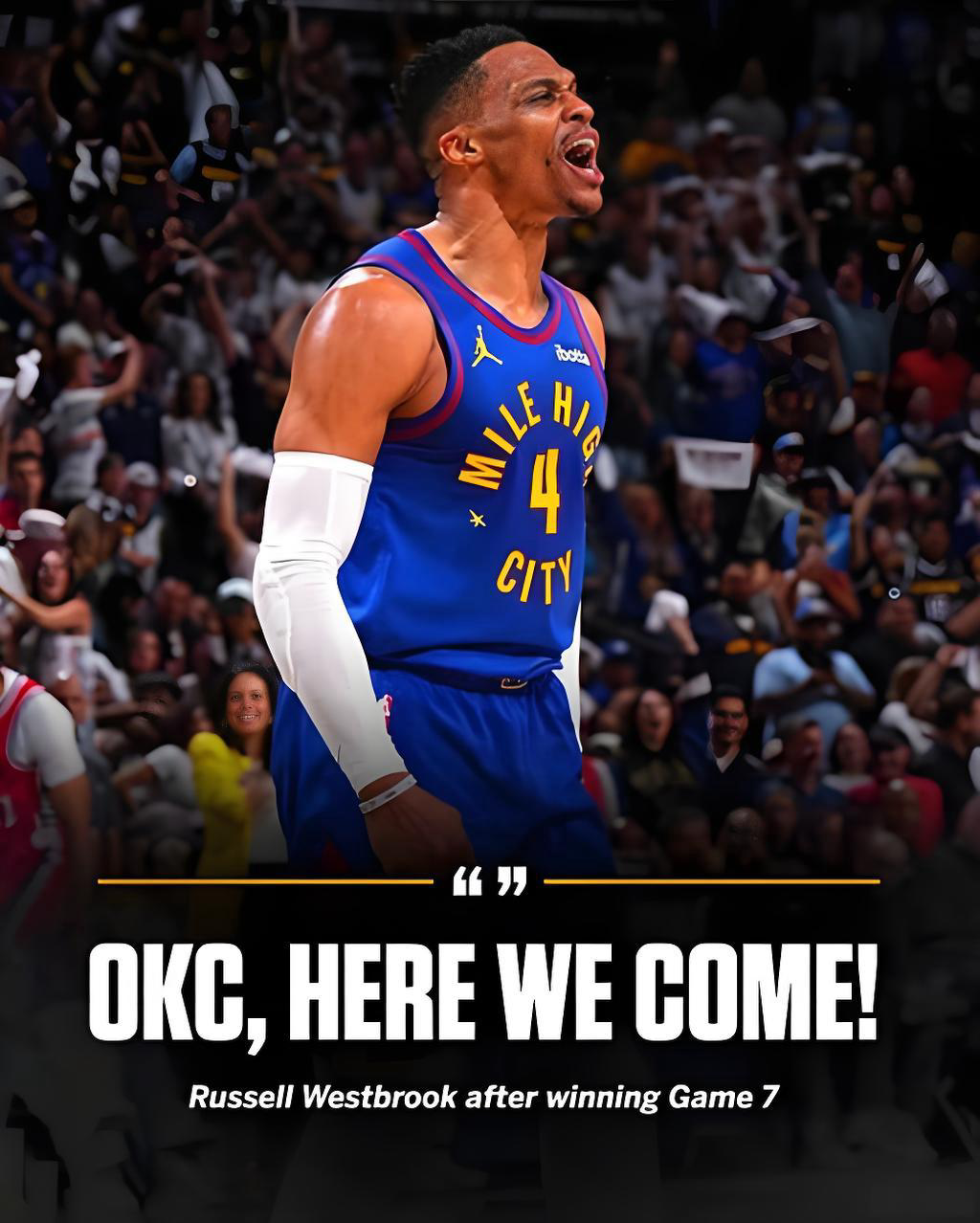 老将威少底薪三双震撼联盟